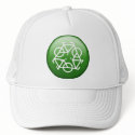ReBicycle Green hats by ColorMeHappy ReBicycle Green hats