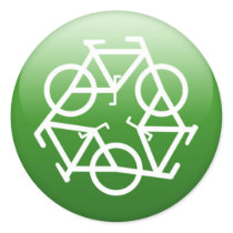 ReBicycle Green stickers