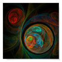 Rebirth Abstract Art Print print
