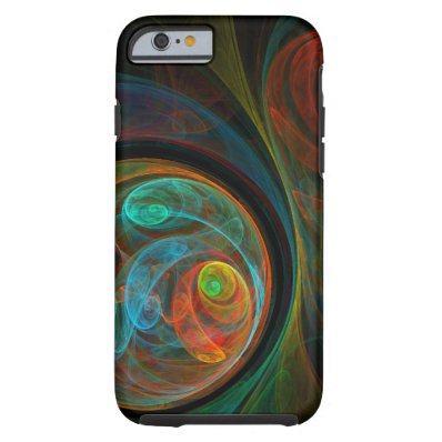 Rebirth Blue Abstract Art iPhone 6 Case
