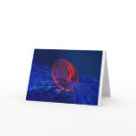 rebirth in red and blue greeting cards