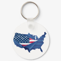 Rebirth of America Keychain by tshirtdujour Rebirth of America Keychain
