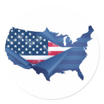 Rebirth of America Sticker by tshirtdujour Rebirth of America Sticker