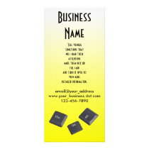 Reboot Computer Keys Rack Card