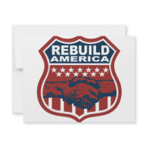 REBUILD AMERICA invitations