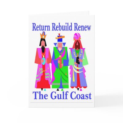 Rebuild Gulf Coast Card by figstreetstudio
