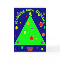 Rebuild New orleans Christmas CArds