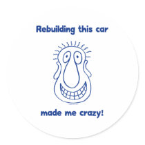Rebuilding An Old Car Sticker