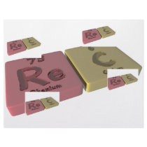 Rec as Re Rhenium and C Carbon Customized Letterhead