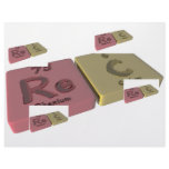 Rec as Re Rhenium and C Carbon Customized Letterhead