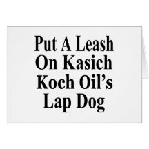 Recall Governor John Kasich Koch Oil's Minion Card