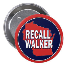 Recall Governor Scott Walker Buttons