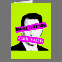 Recall Governor Scott Walker cards