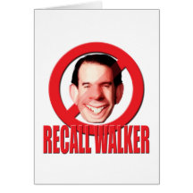 Recall Governor Scott Walker Cards