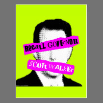 Recall Governor Scott Walker postcards