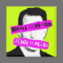 Recall Governor Scott Walker magnets