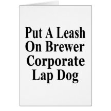 Recall Jan Brewer Evil Corporate Minion Card