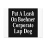 Recall John Boehner Koch Oil's Lap Dog Postcard
