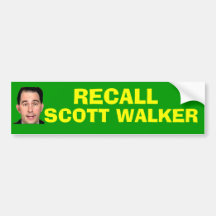 Recall Scott Walker - Bumper Sticker