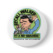 Recall Scott Walker Pin