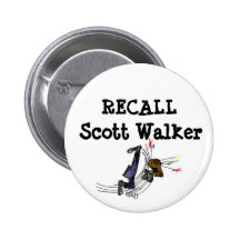 Recall Scott Walker Button