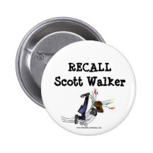 Recall Scott Walker Button