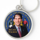 Recall Scott Walker Keychain