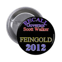Recall Scott Walker Pins