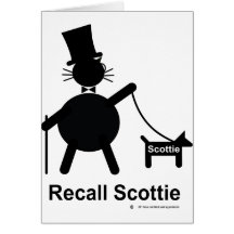 Recall Scottie Greeting Card