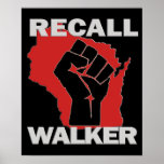 Recall Walker posters