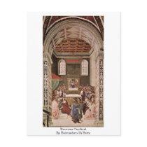 Receives Cardinal By Bernardino Di Betto Post Card