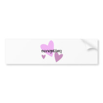 Reception bumper stickers by Wedding_Keepsake Reception bumper stickers