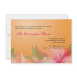 wedding reception inserts, modern abstract