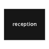 Reception postcards by Wedding_Keepsake Reception postcards