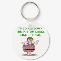 recession depression joke keychains