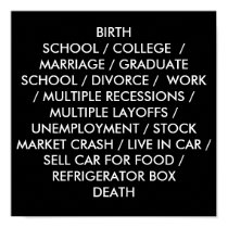 RECESSION POSTER #1: The Life List posters by colts1673 RECESSION POSTER #1: The Life List posters