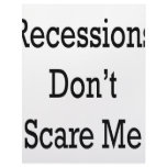 Recessions Don't Scare Me Customized Letterhead