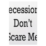 Recessions Don't Scare Me Personalized Stationery