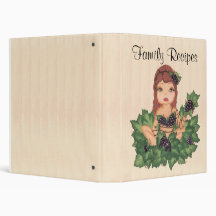 Recetas de la familia del chica de la vid de uva d