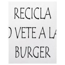Recicla O Vete A La Burger letterhead by Supernova23 Recicla O Vete A La Burger letterhead