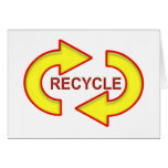 Recicle el símbolo felicitación