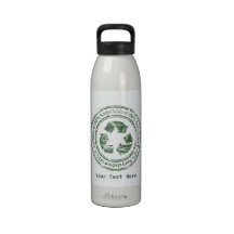 Recicle la botella de agua LIBRE reutilizable de B