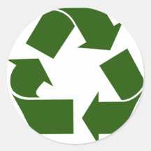 Recicle Pegatinas Redondas