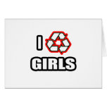 Reciclo a chicas tarjeta