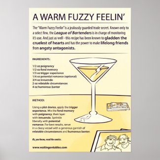 Recipe - A Warm Fuzzy Feelin' print