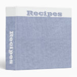Recipe Album- Moody Blues- Binder