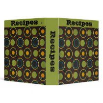 Recipe Albums- Chic Mod- Red- Binder