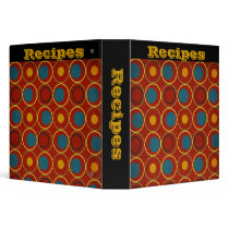Recipe Albums- Chic Mod- Red- Binder