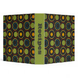 Recipe Albums- Chic Mod- Red- Binder