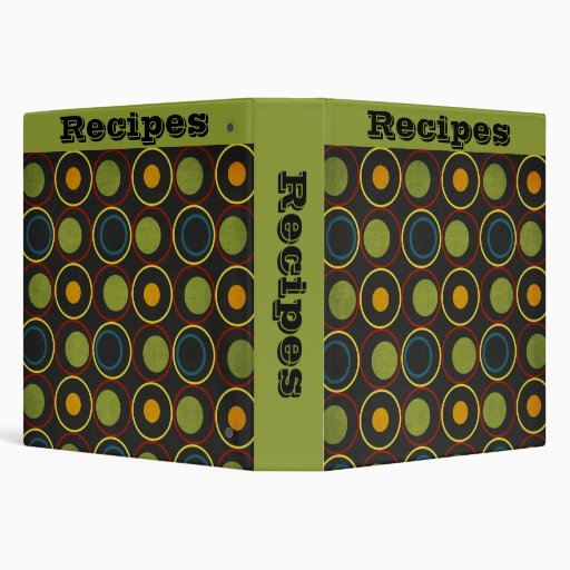 Recipe Albums- Chic Mod- Red- Binder